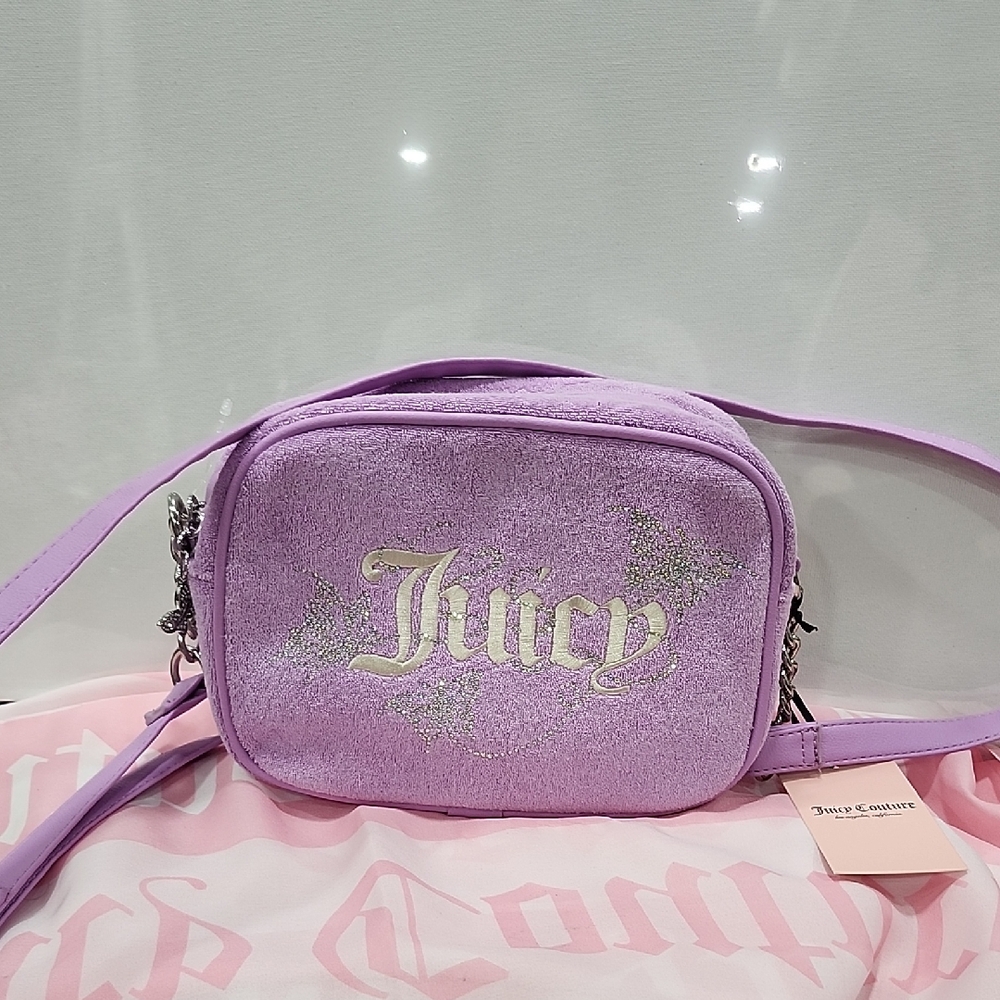 Juicy Couture Lavender Crossbody Bag - Picture 1 of 3